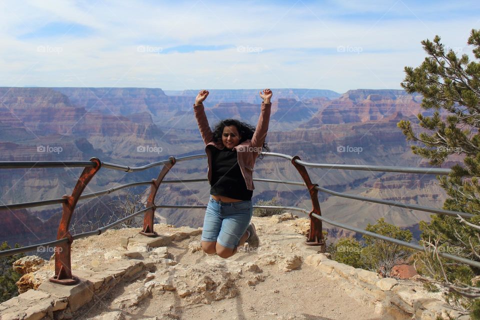 Fun outdoors and feeling excited 