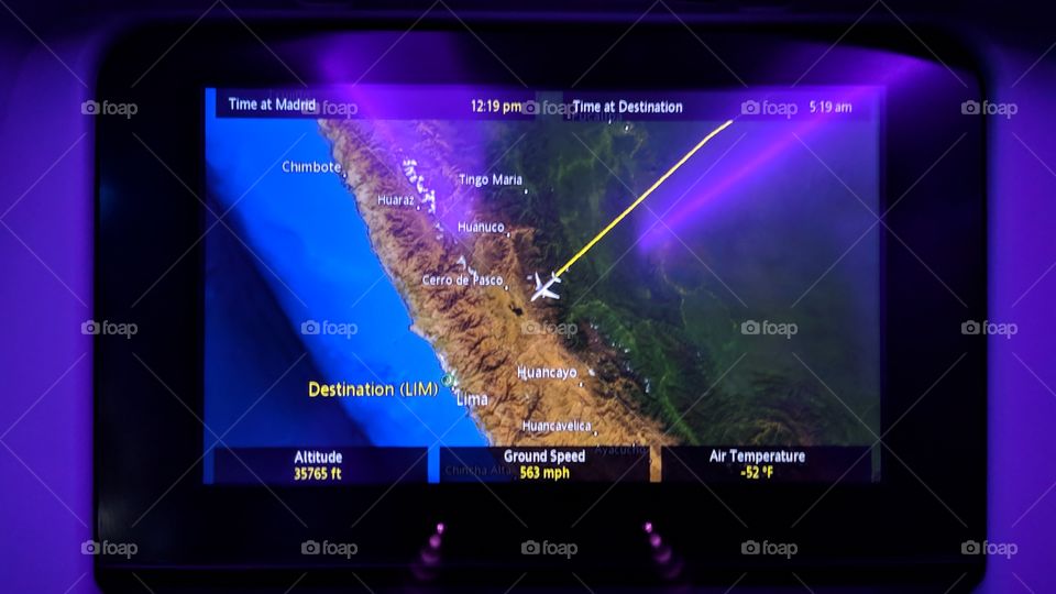 Lima plane map