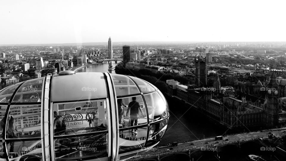 London Eye. Amazing view of London