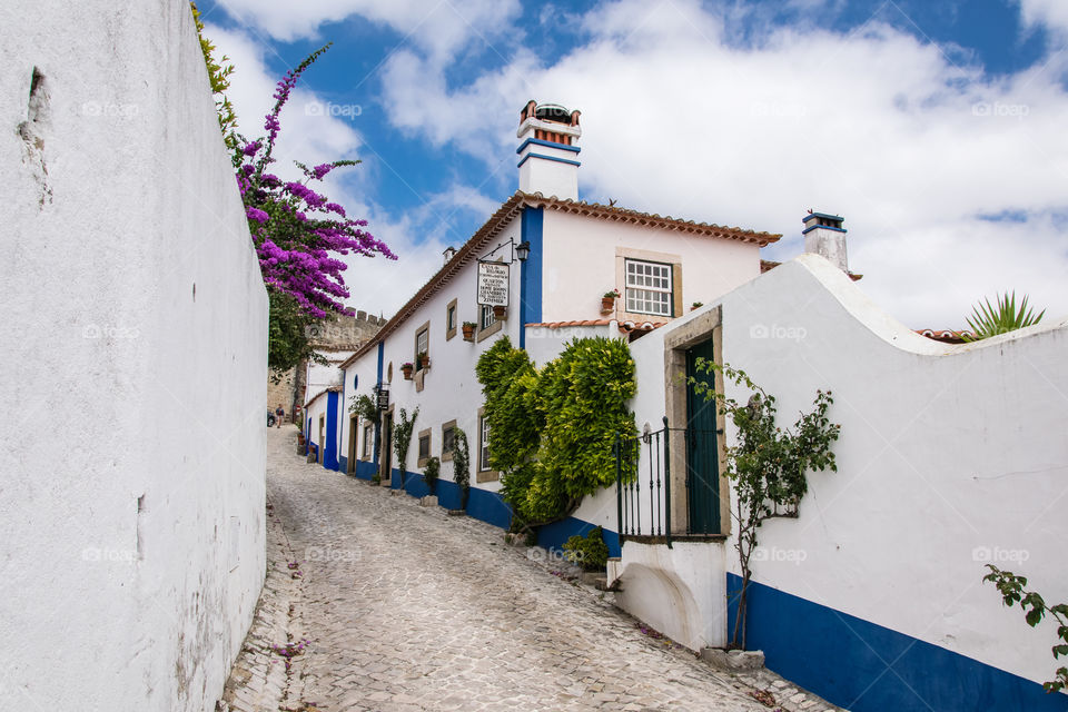 Beautiful streets in Portugal (Óbidos)