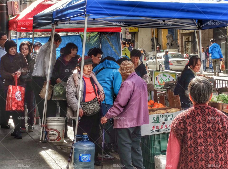 Open Air Chinese Market