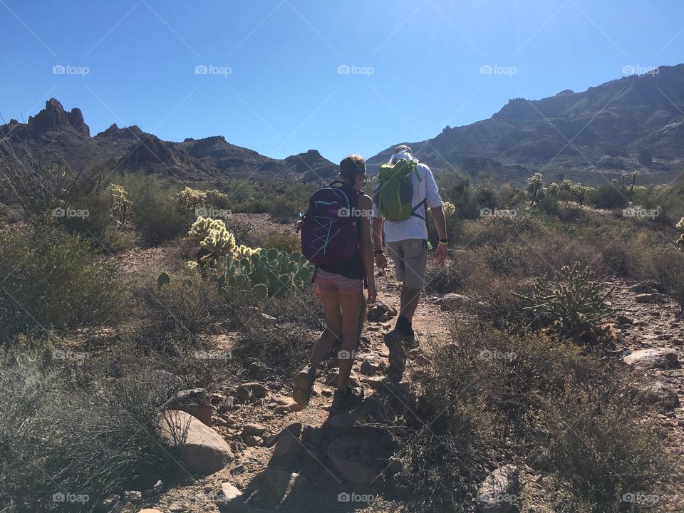 Desert hike