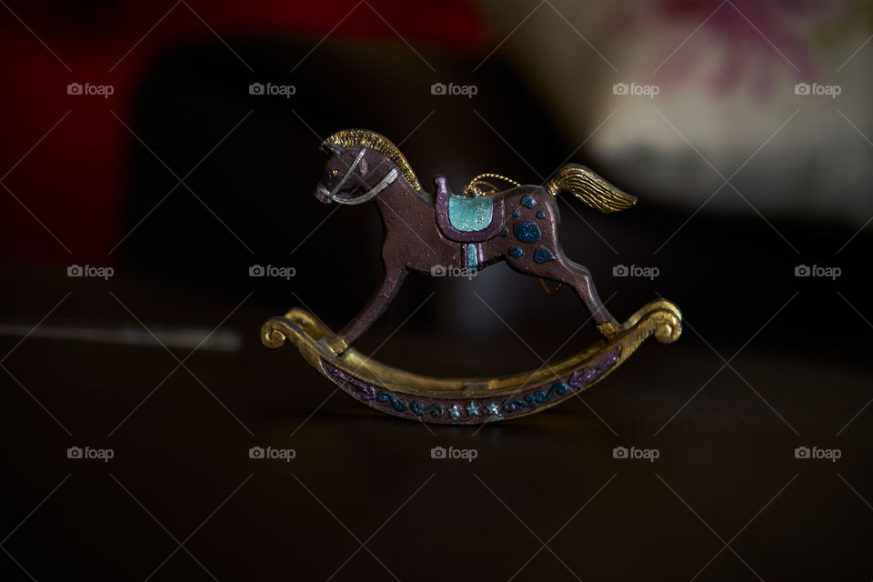 Rocking horse Christmas decoration