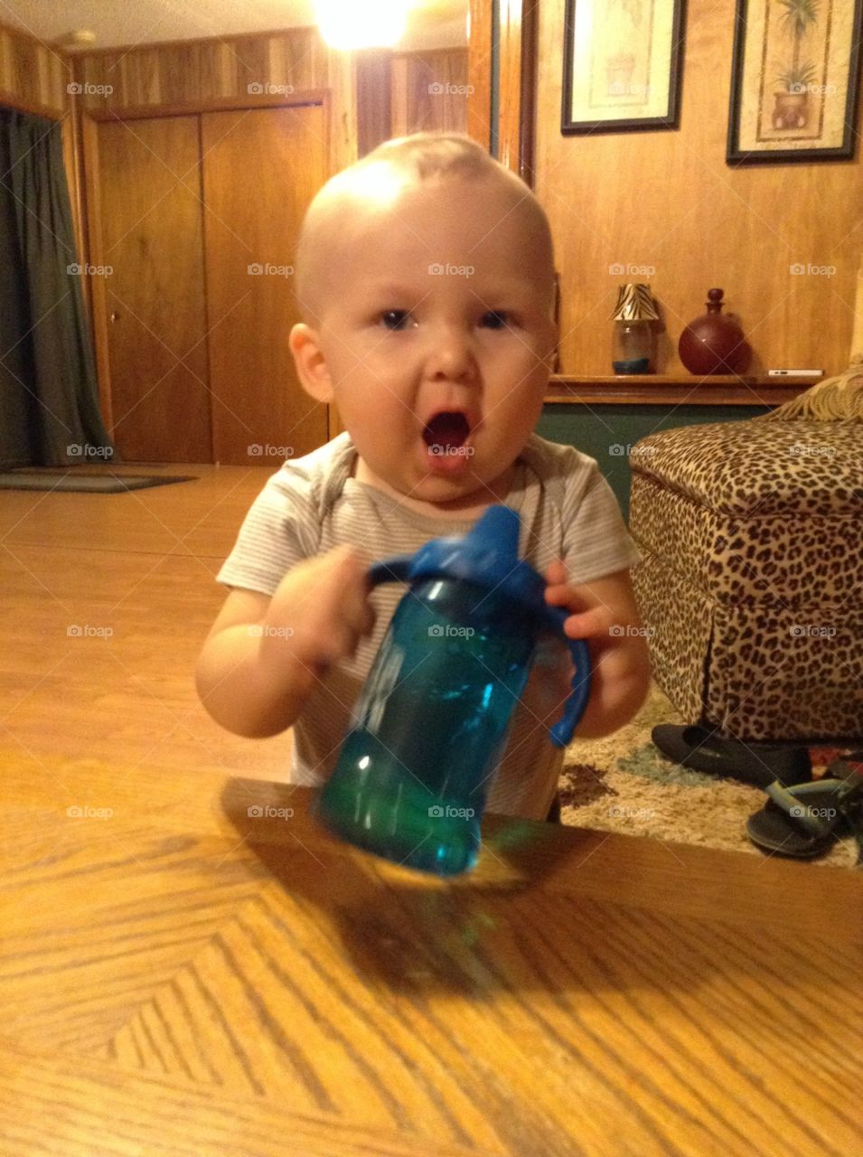 Caiden, my grandson having fun