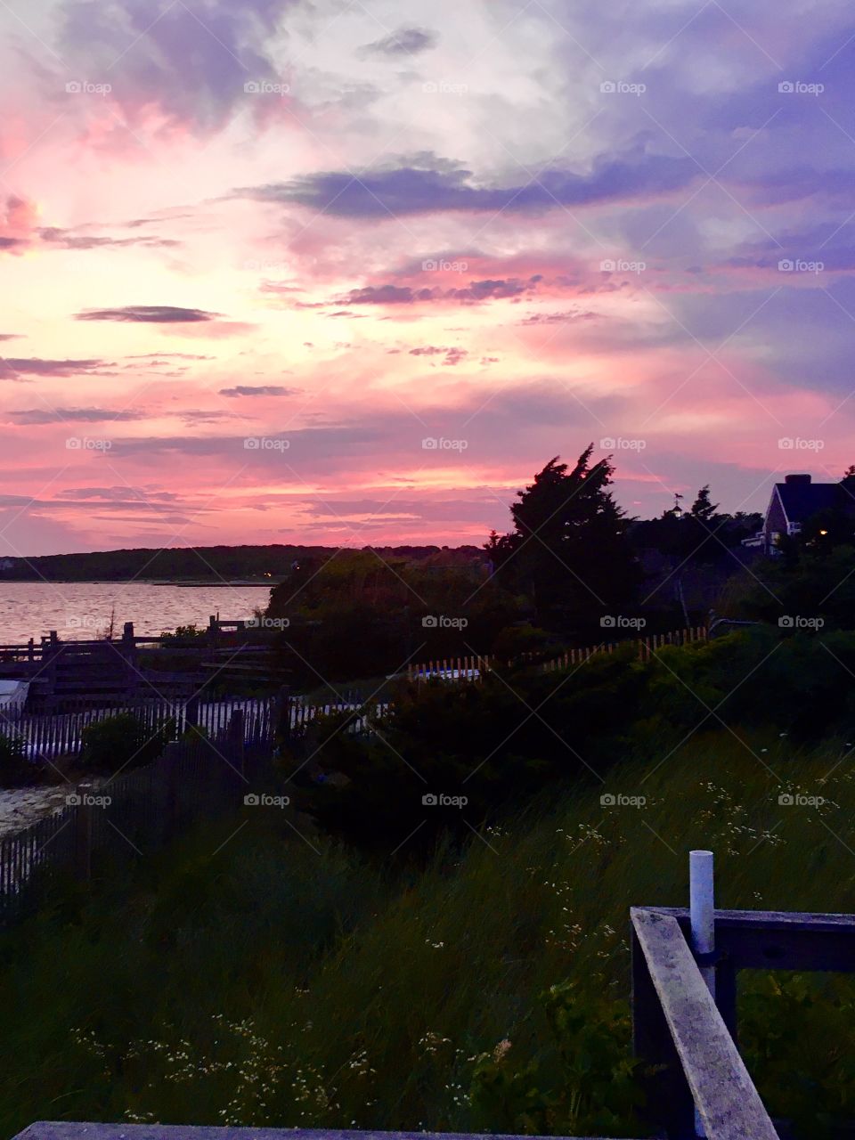 Sunset, Lewis Bay, Cape Cod, July 2020