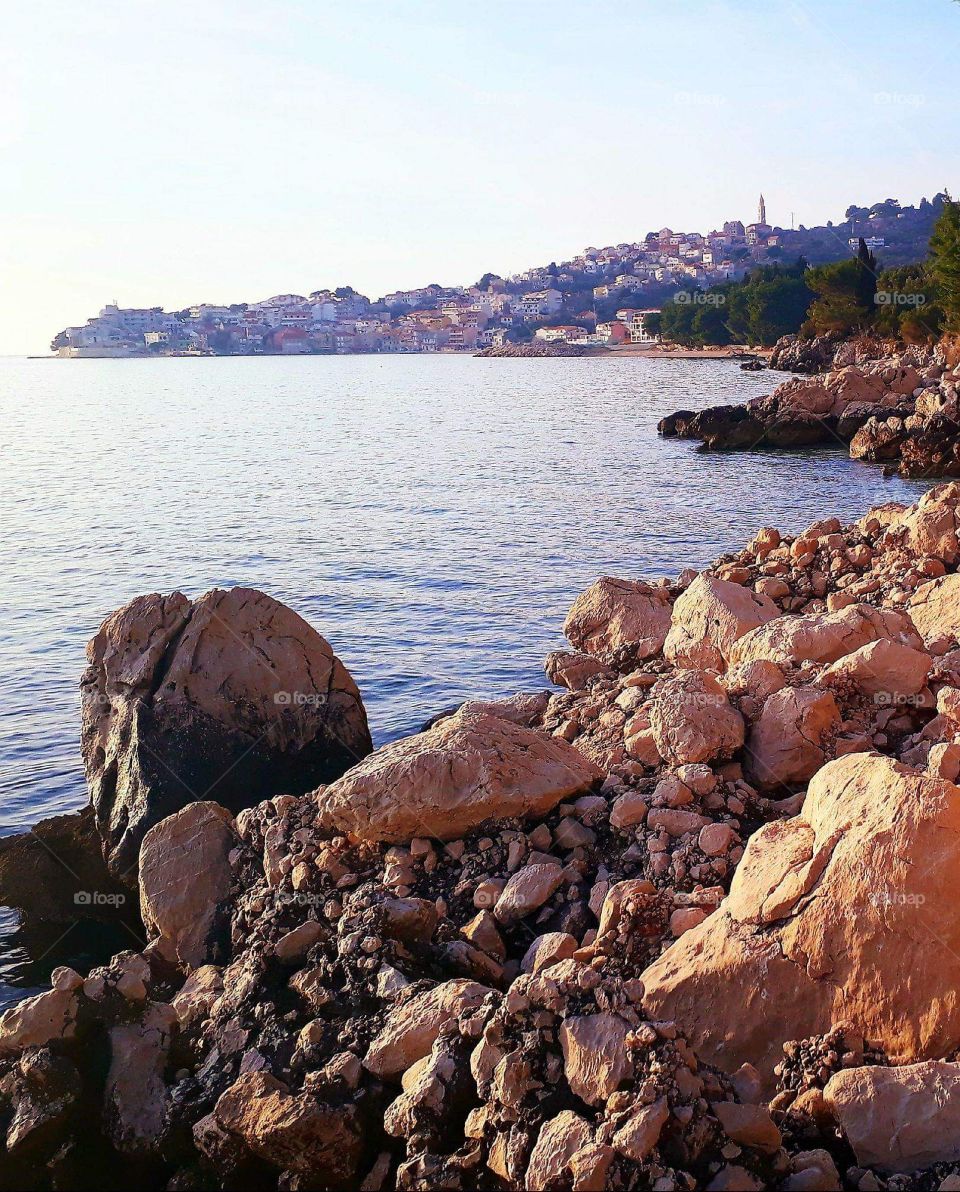 Igrane sunset beach from to Croatia