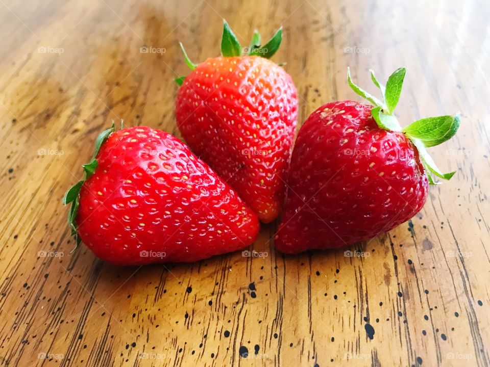Organic strawberries from our garden looks so delicious and delightful, you want some? 