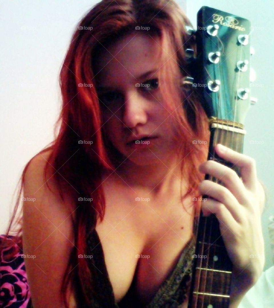 Playing my guitar is my resolution.