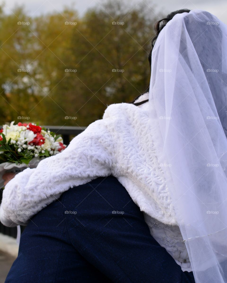 Veil, Wedding, Bride, Outdoors, Nature