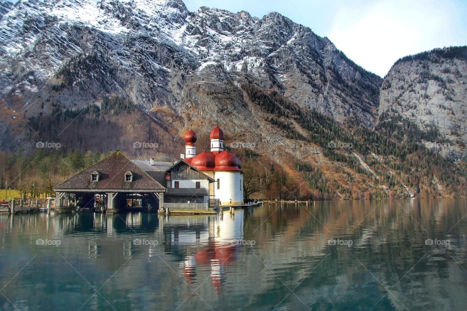 Bartolomä church in Bavaria