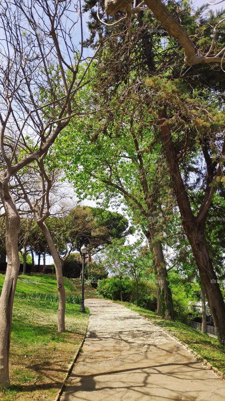 At the end some stairs.