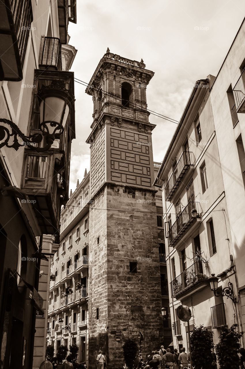 Torre de san bartolome, valencia, spain