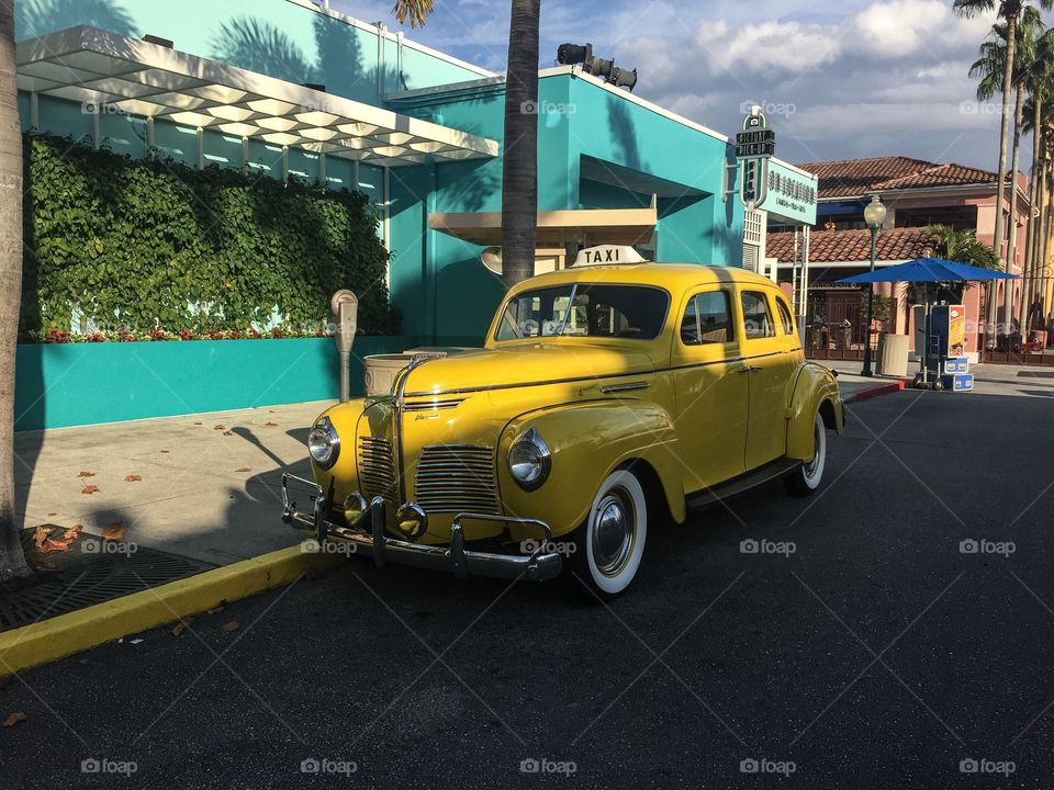 Classic car on the stree
