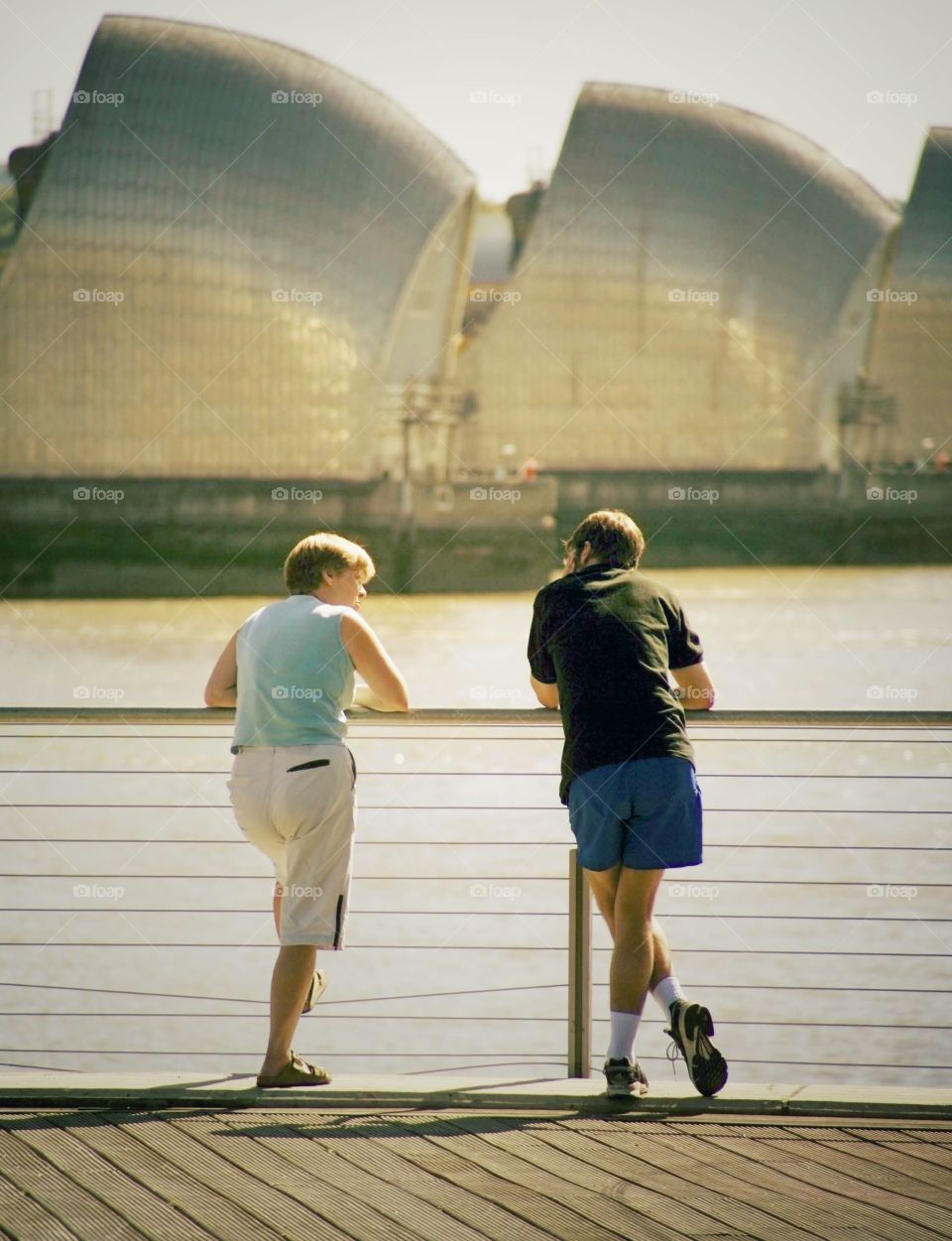 London. Thames barrier 