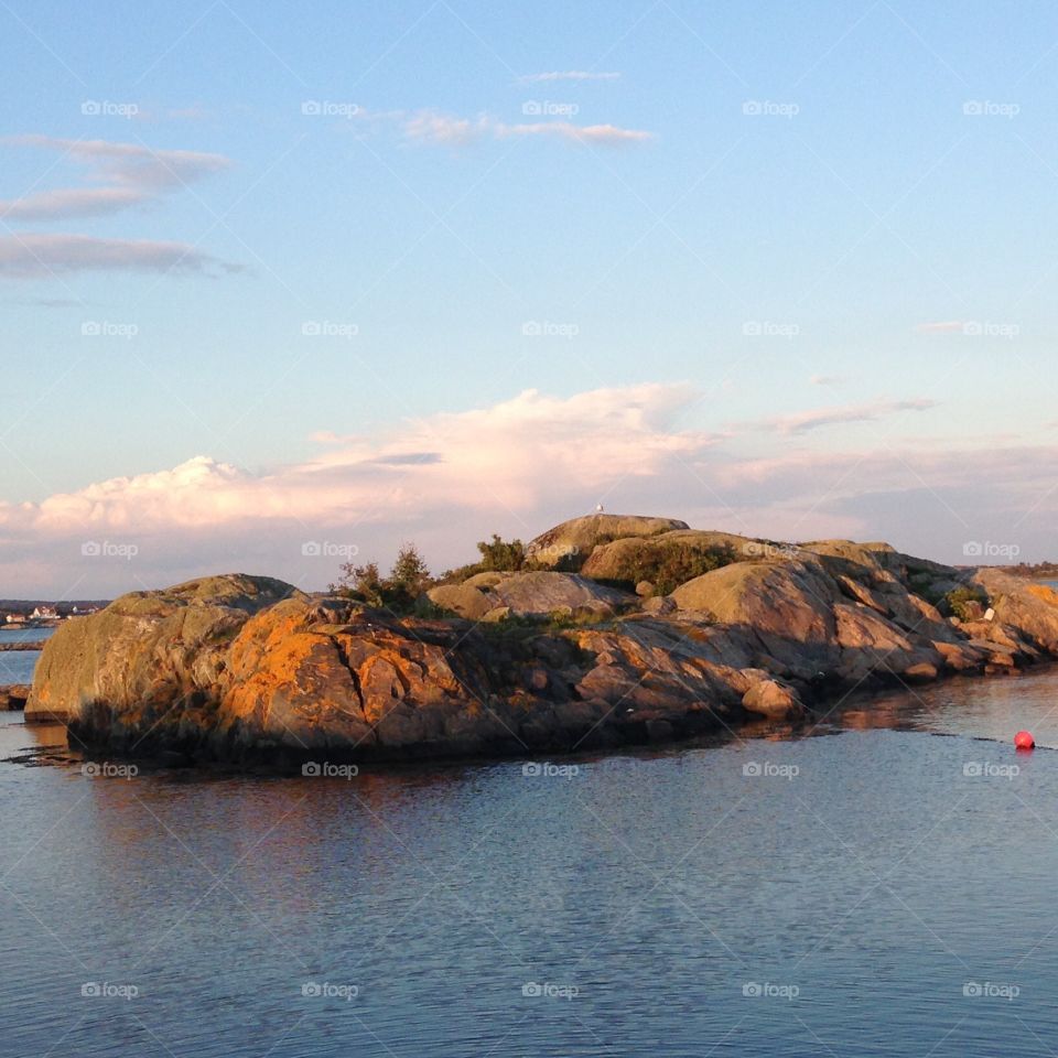Hönö marina. A small island in Hönö marina at the swedish westcoast. 