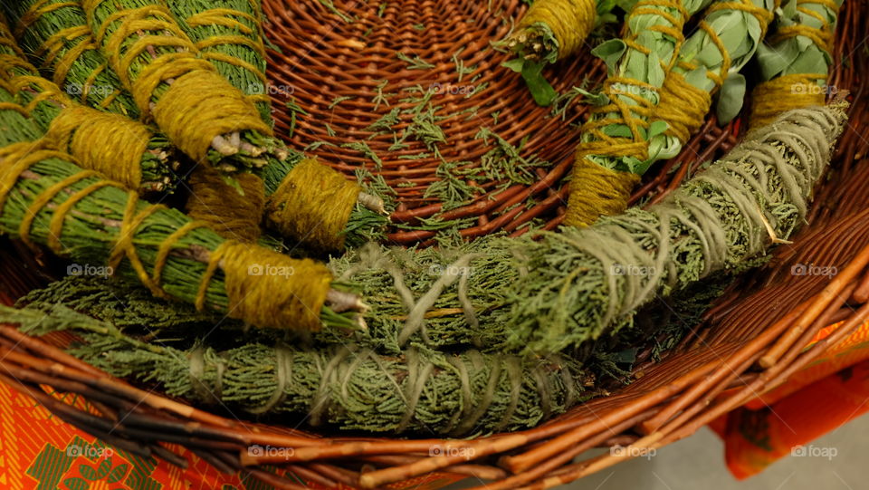 Smudge stick for spiritual ceremonies