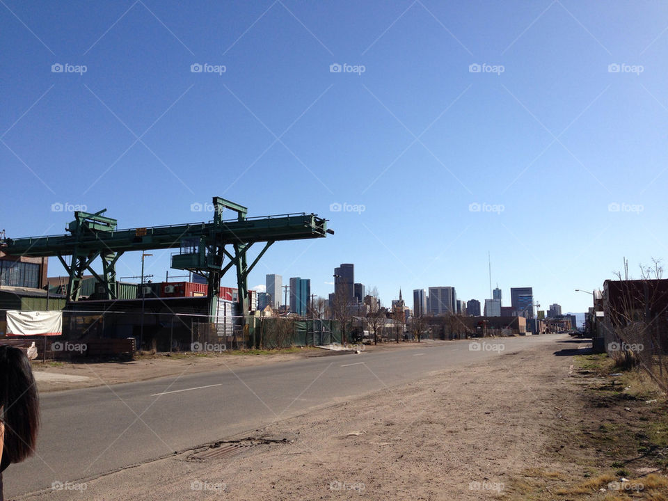 Warehouse district downtown denver