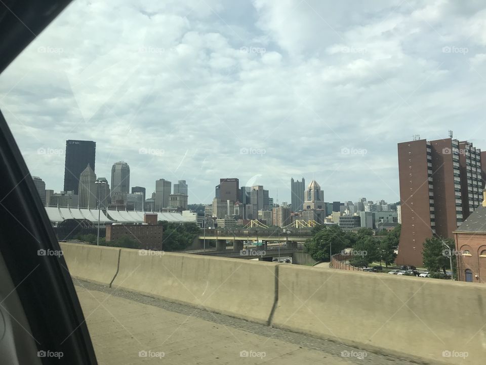 Beautiful view of the Pittsburgh skyline and landmarks!