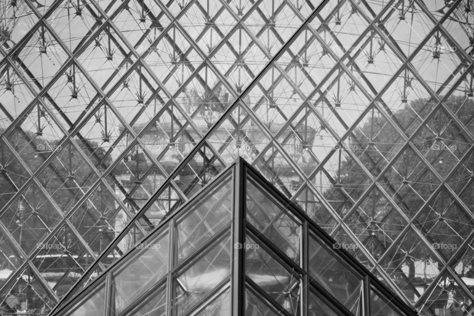 glass building in the city