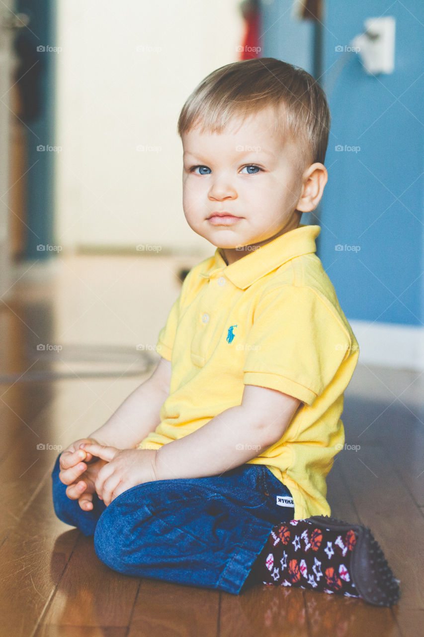 young yellow white baby by gene916