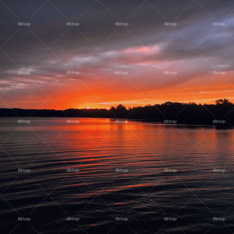 Sunset, Dawn, Water, Dusk, Evening