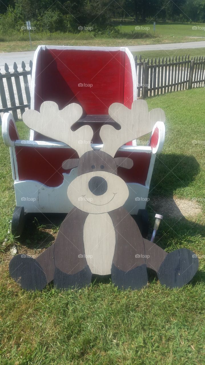 Sleigh Reindeer