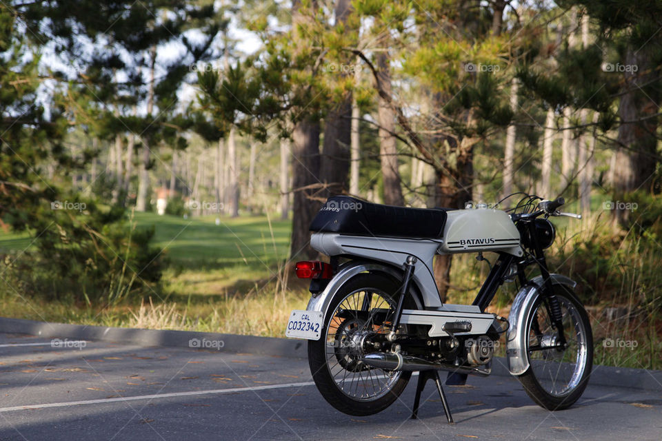 retro golf california moped by kurekuremartin