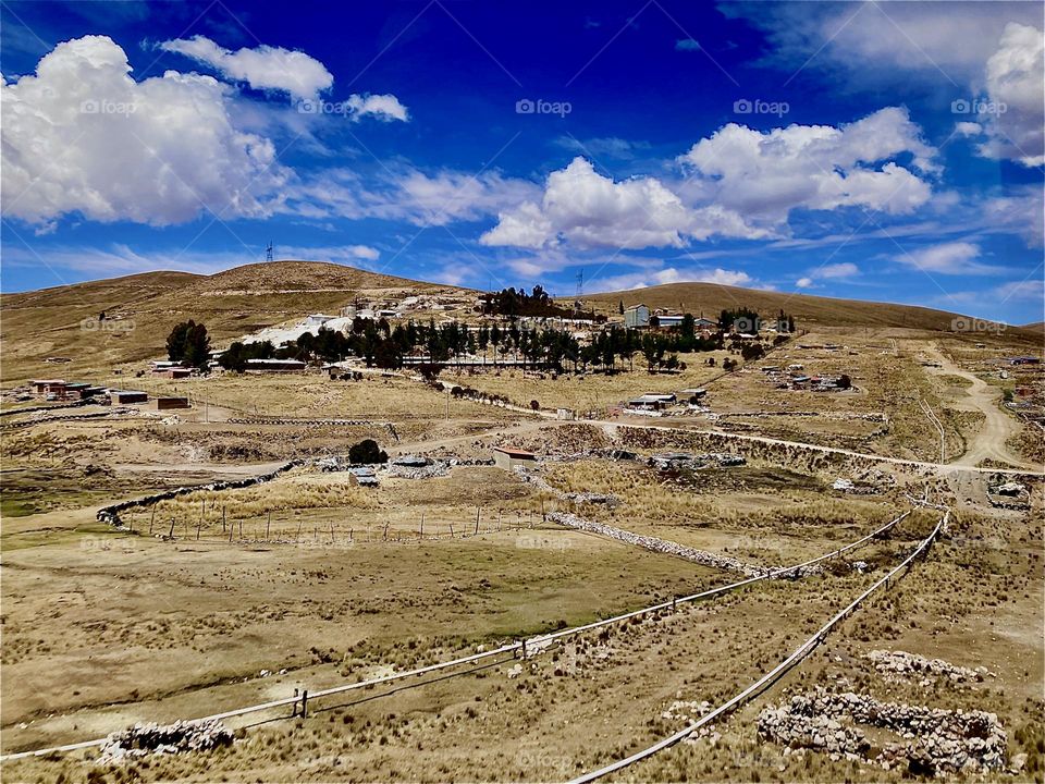 This is mountainous terrain in the vicinity of the “Uniyuni Salt Lake” in “Bolivia” in “Central America”, a landmark and major tourist attraction. 2022. Hypnotic Productions