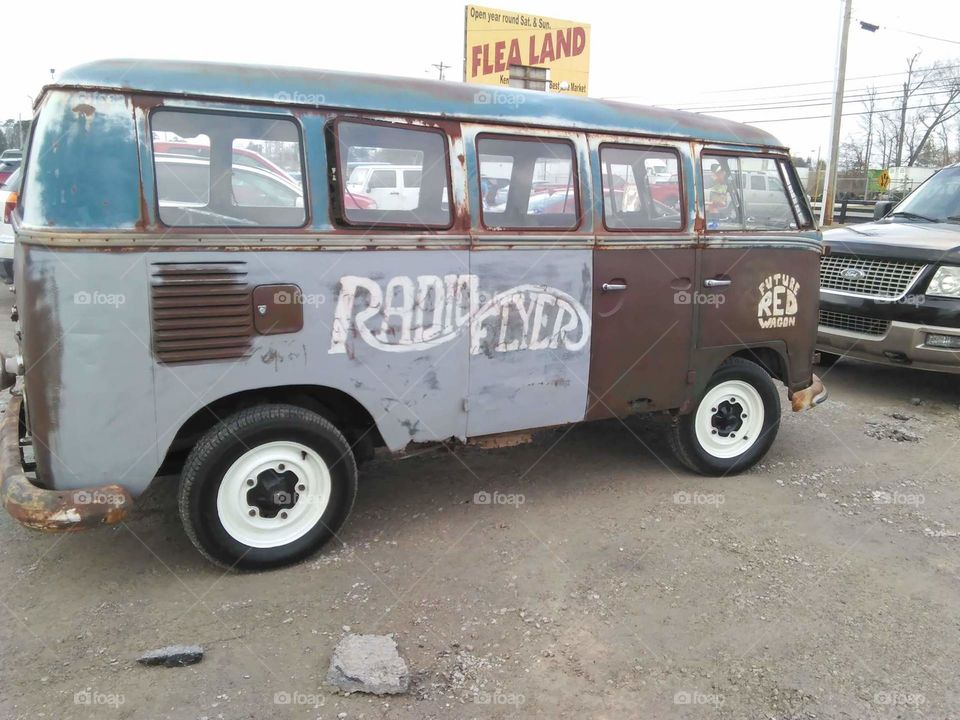 Old rusty bus