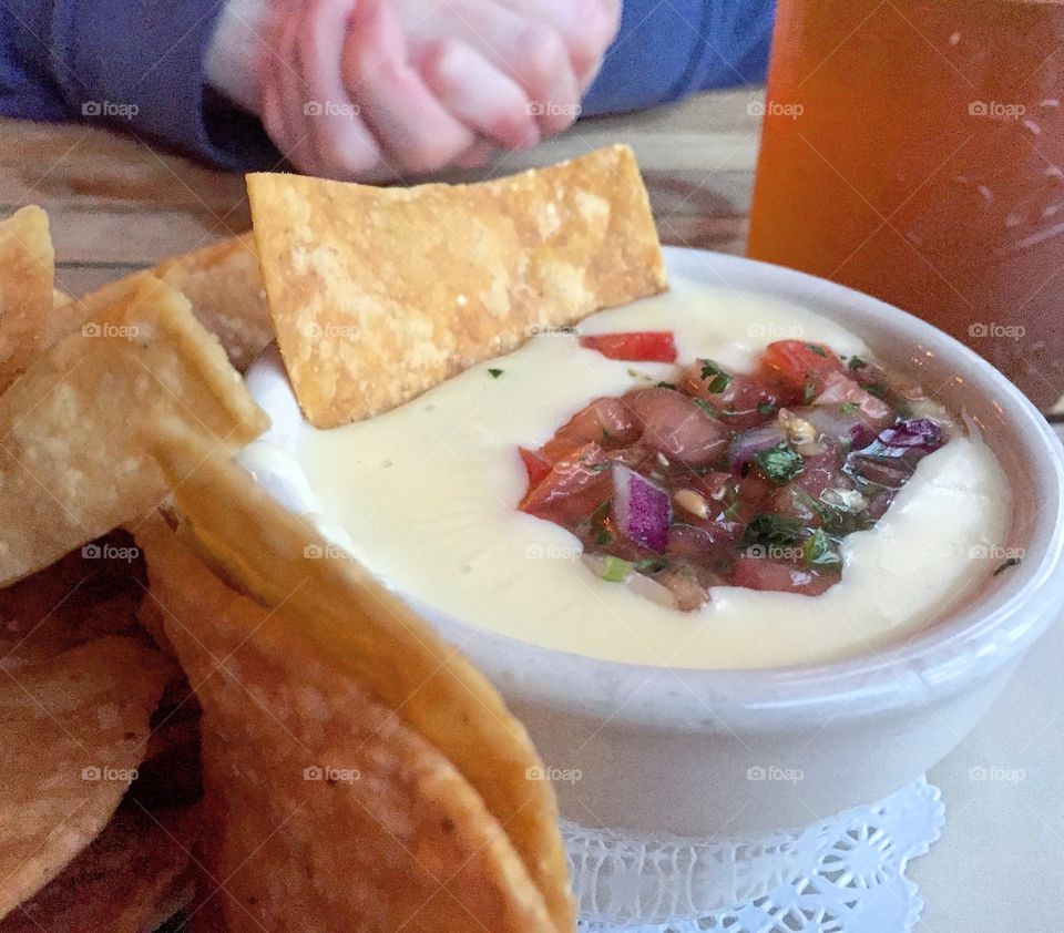 Chips and queso