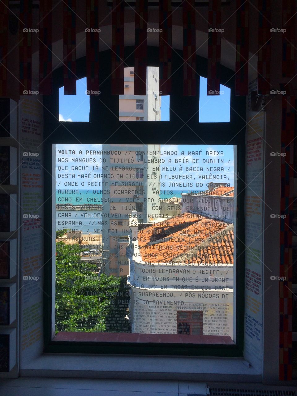 Writings on the window 