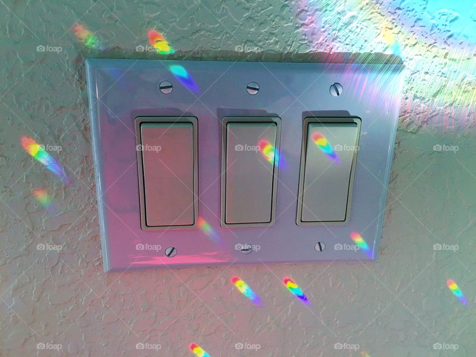 Light switch rainbow