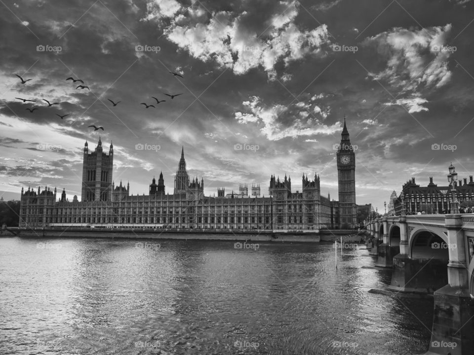 The Parliament b&w