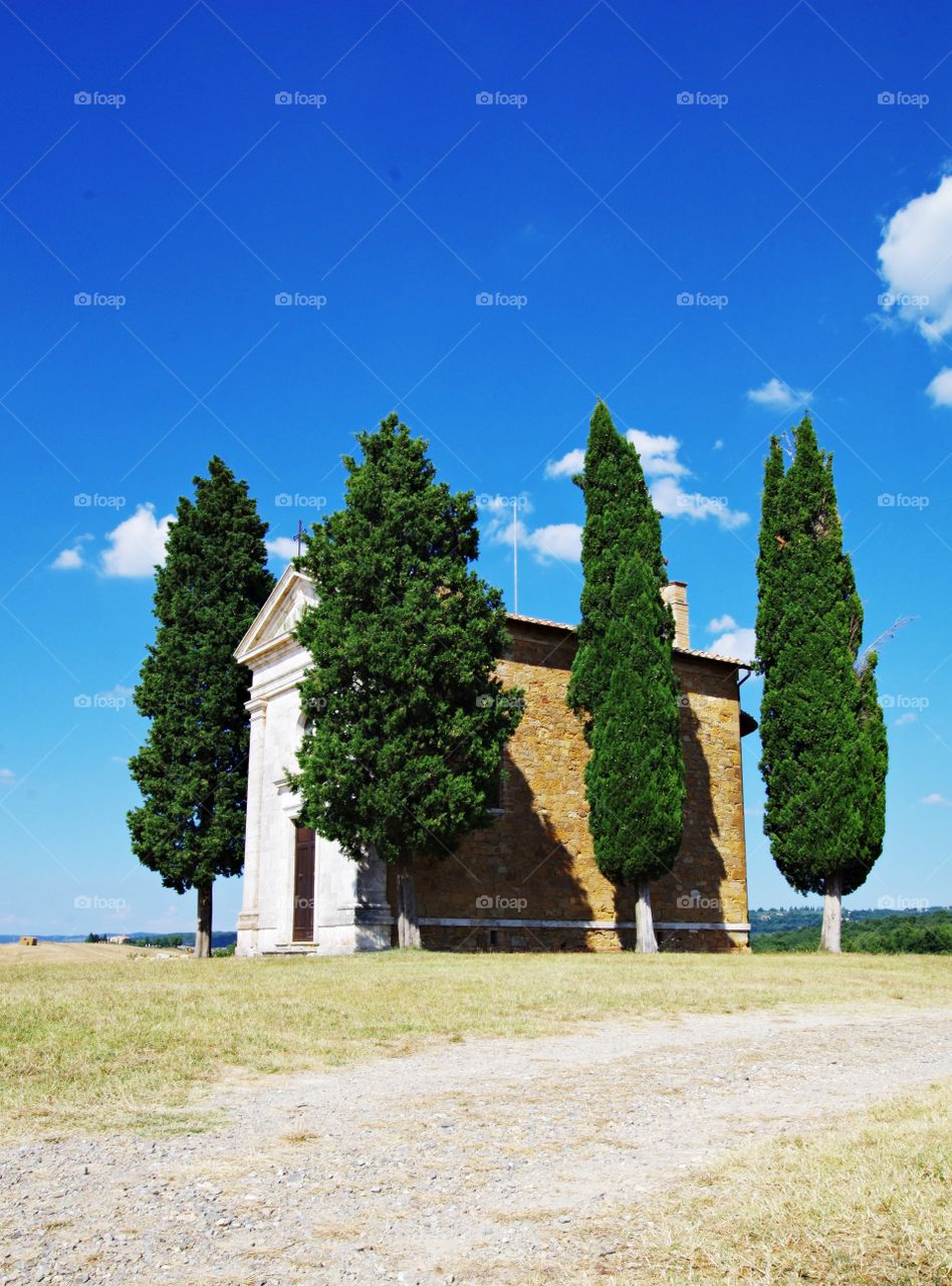 A chapel in Tuscany, Italy