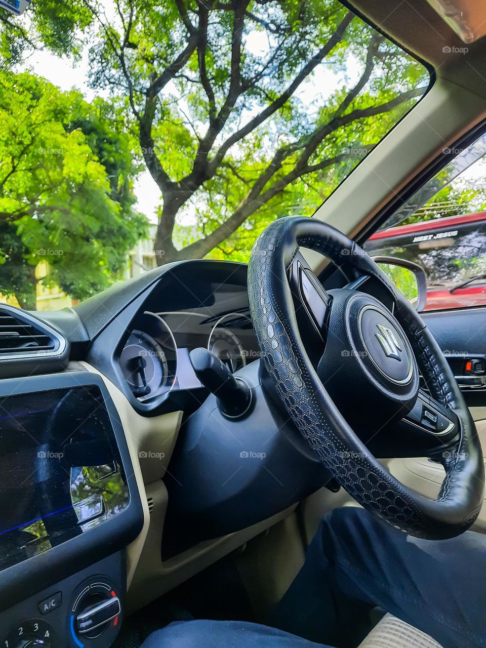 Interior of a car