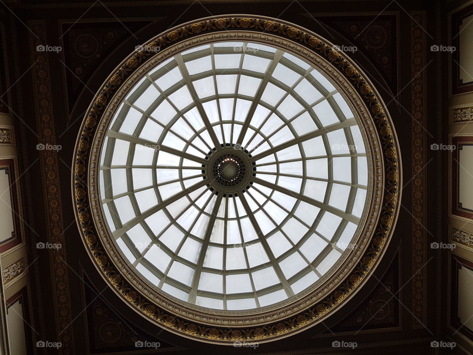 Architecture, Ceiling, Dome, No Person, Indoors
