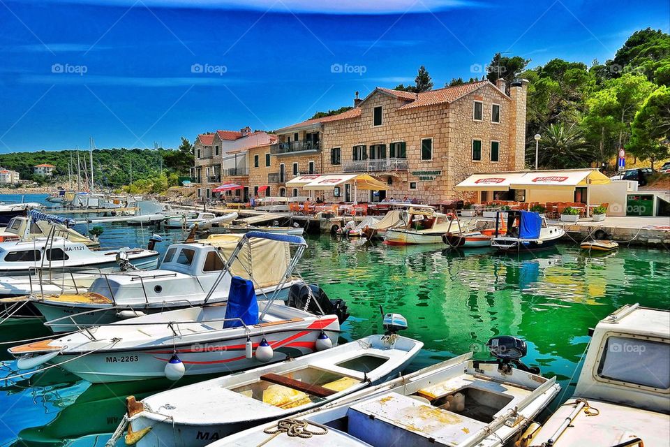 Harbor in Makarska