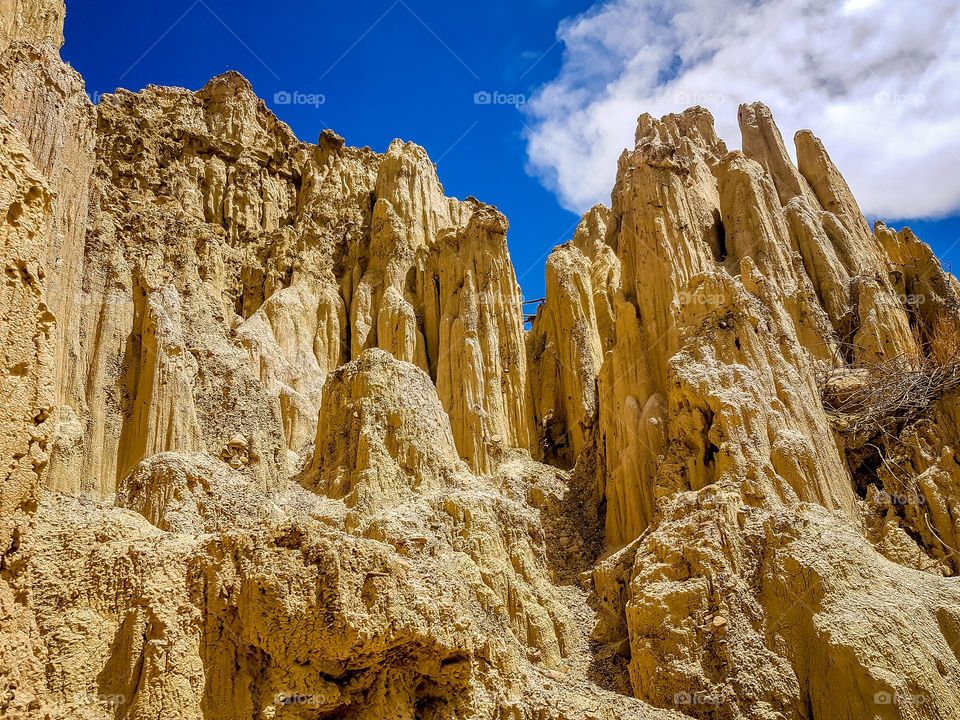 Rocks and the sky