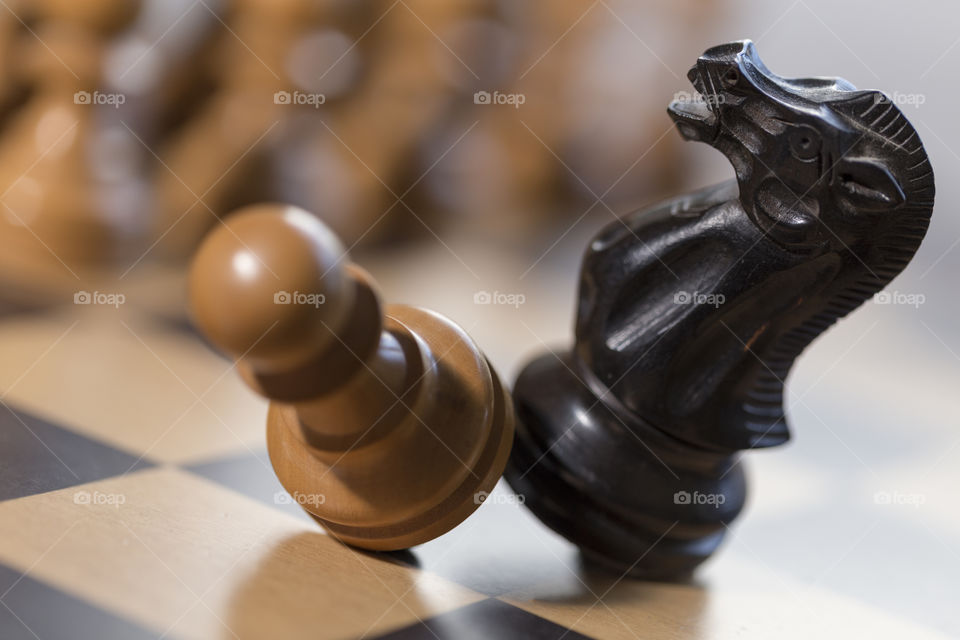 a chess game