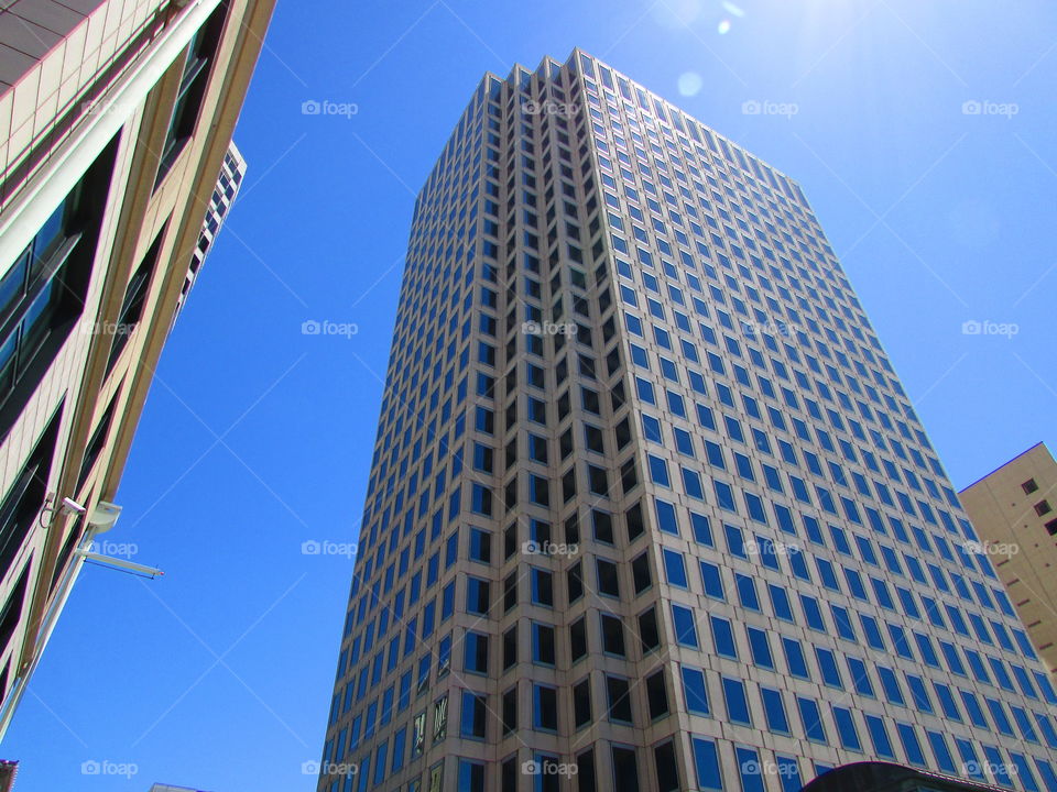 Skyscraper with Square Windows