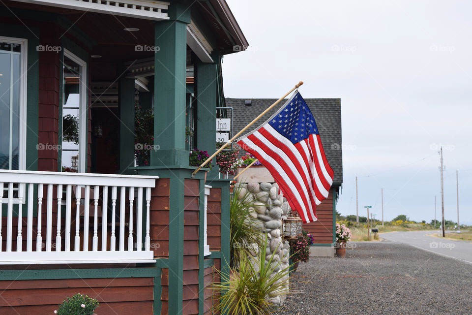 Architecture, House, Flag, Home, No Person