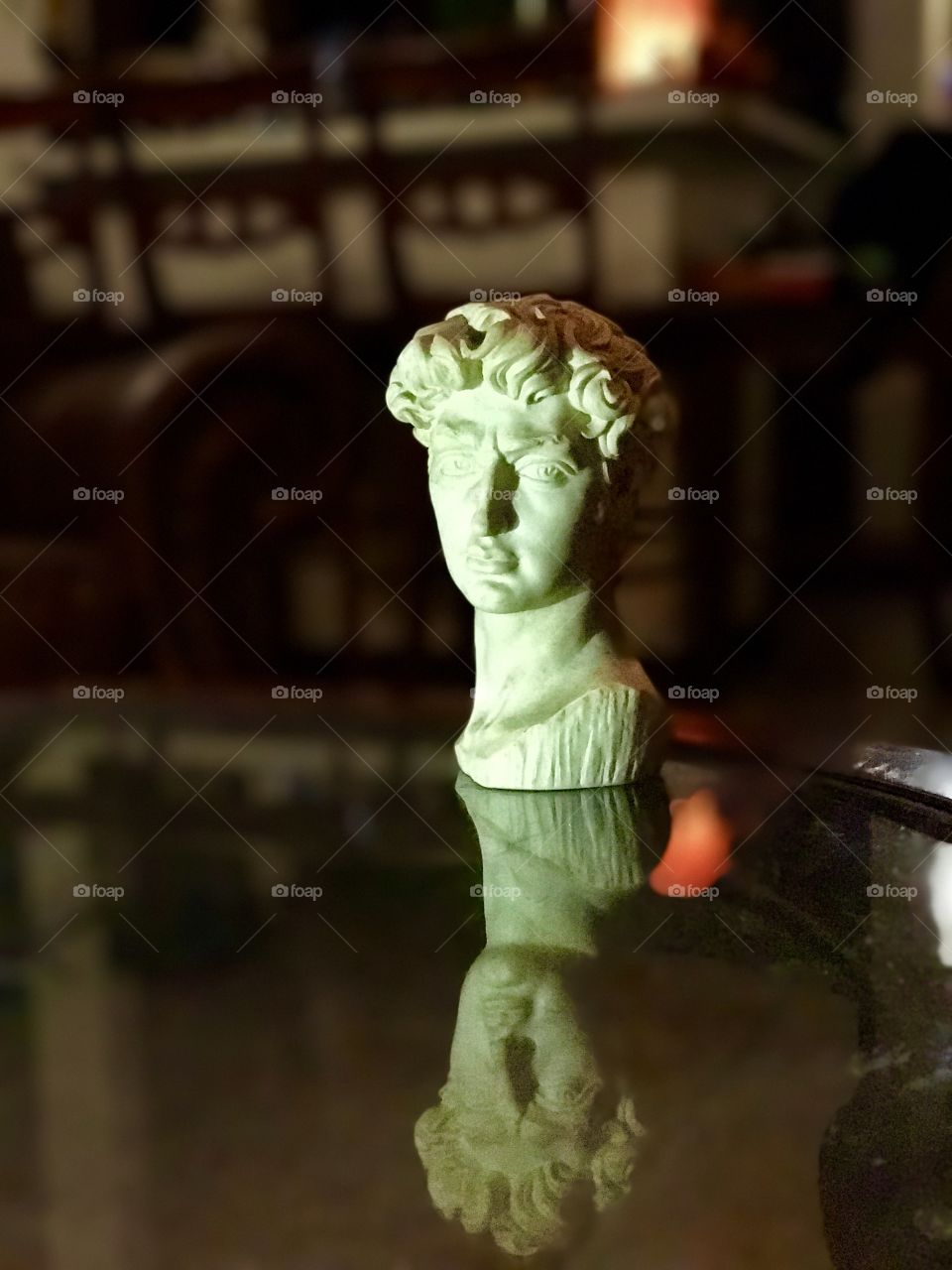 David Head Statue 