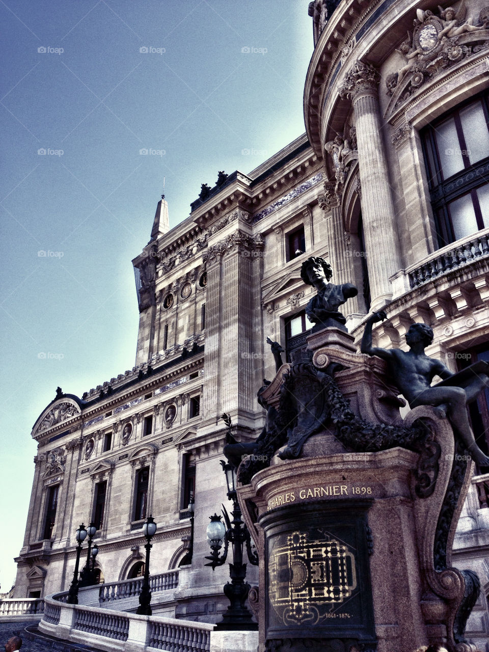 La Ópera Garnier . La Ópera Garnier (Paris - France)