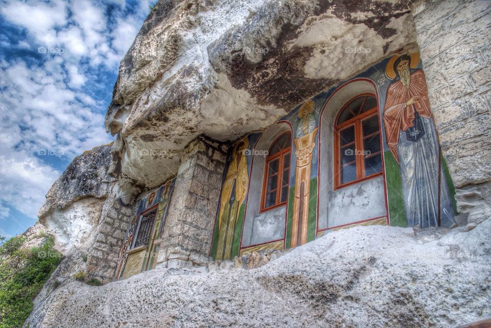 Basarbovo Monastery “St. Dimitrii of Basarbovo” cells view