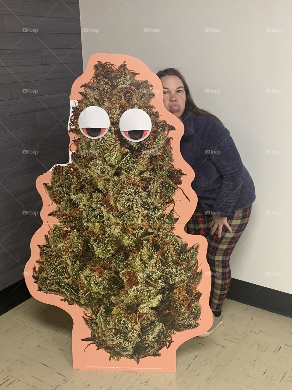 Me with a marijuana stand 