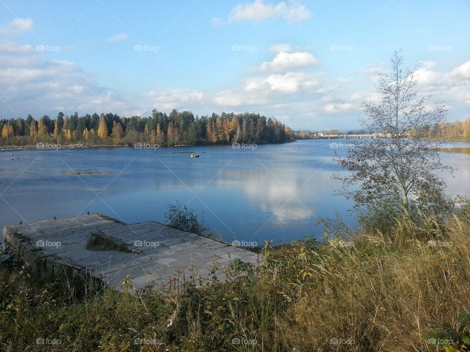 Glomma. The longest river in Norway - this picture is from my hometown "Elverum"
