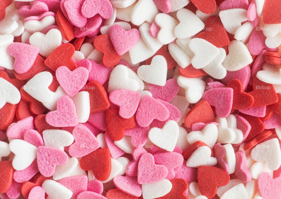 pink hearts background