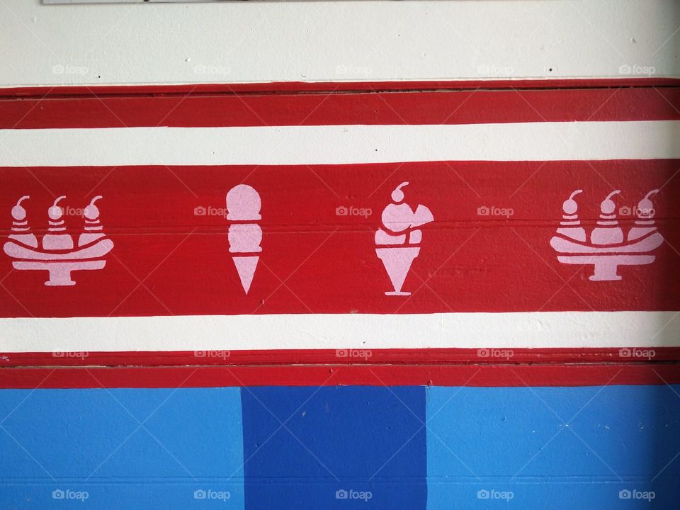 Ice cream flag