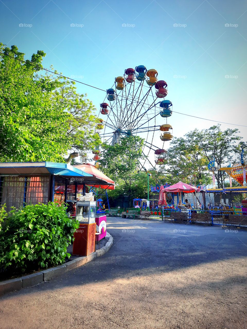 Attraction park in Yerevan