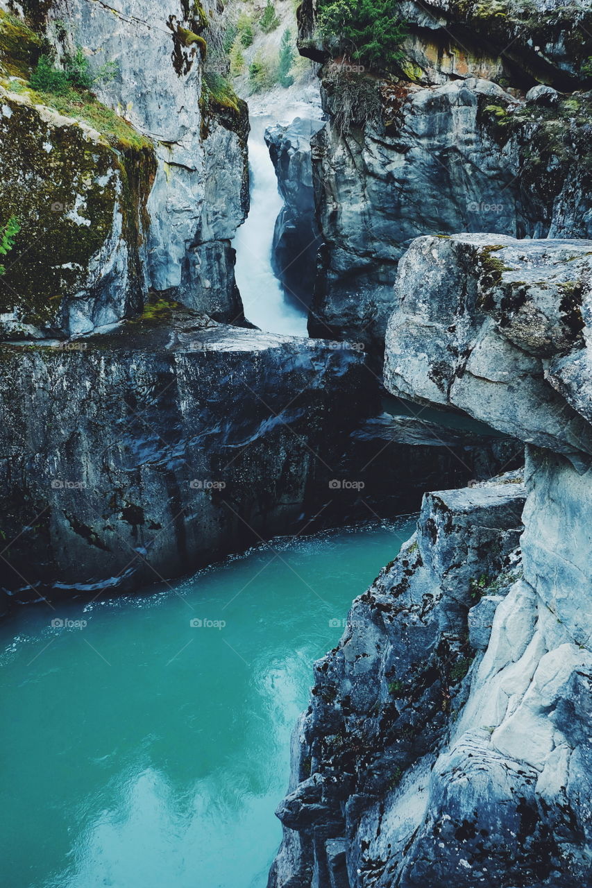 Granite waterfalls